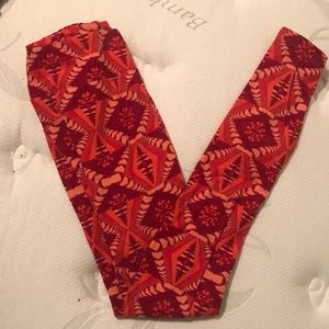 LuLaRoe orange print